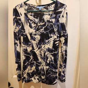 Simply Vera Vera Wang Long Sleeve Rayon Top